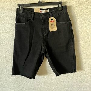LEVI’S DENIM BIKER SHORTS
